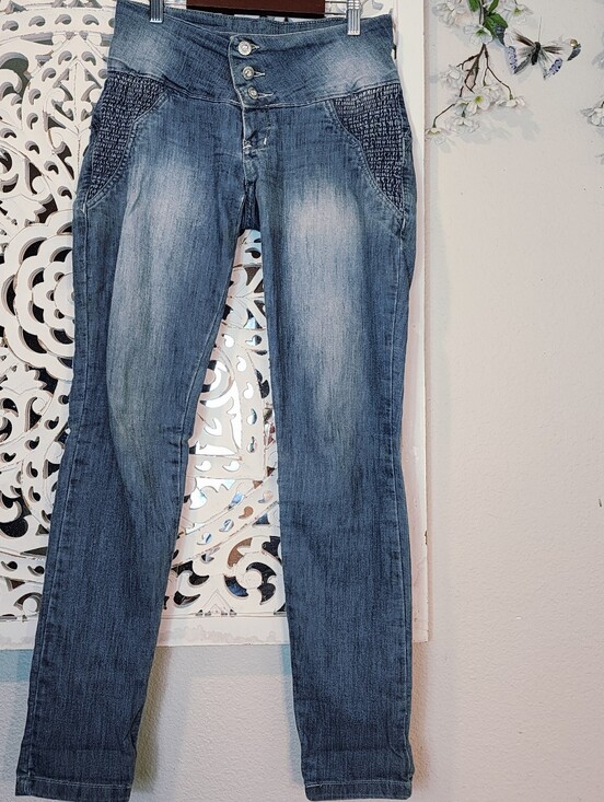 Emirates Denim - EMIRATES JEANS SKINNY DISTRESS WOMENS SIZE 40